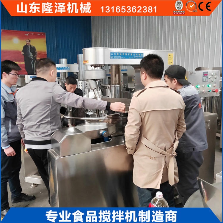 大型燃气自动炒菜机设备 中央厨房单位食堂专用炒菜机 隆泽机械