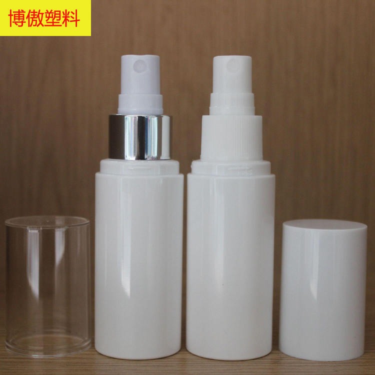 透明塑料喷雾瓶 博傲塑料 供应塑料喷壶 PET按压塑料定妆喷雾瓶