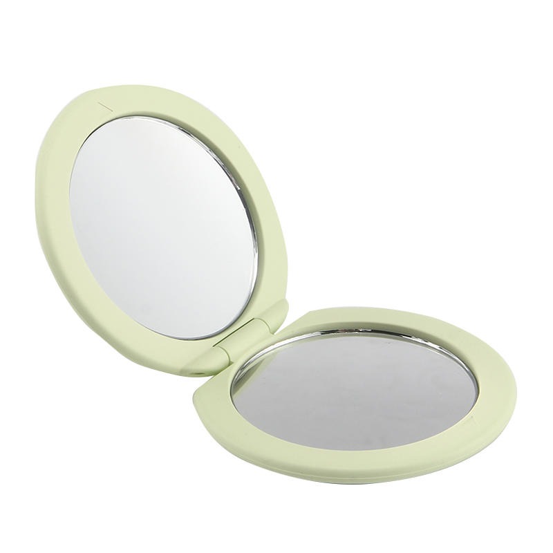 折叠化妆镜工厂定做卡通便携小镜子可爱圆形塑胶折叠镜礼品双面镜子