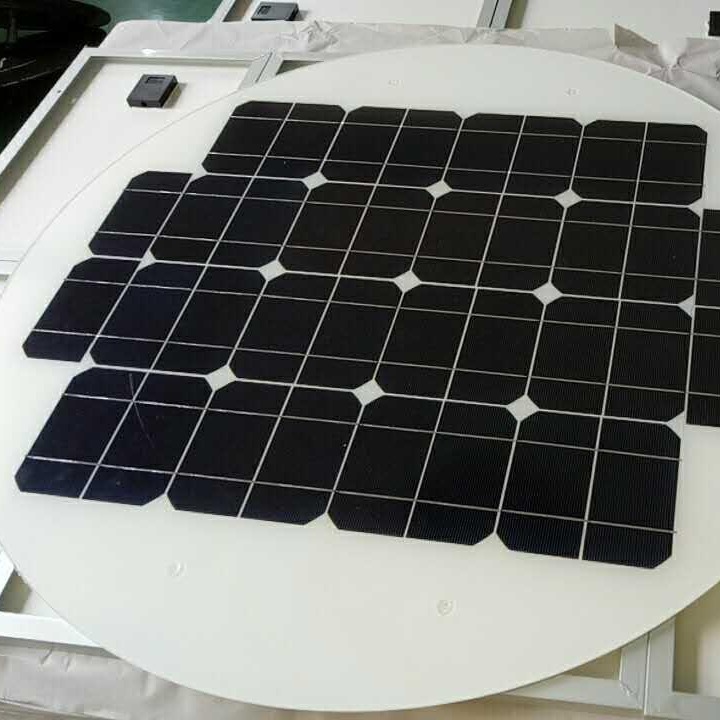 太阳能电池组件 圆形太阳能电池板 太阳能小组件