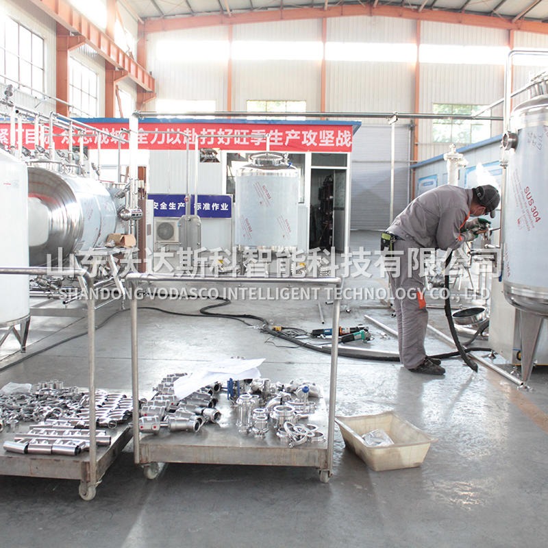 日产1000斤牛奶生产线 全套牛奶加工设备 牛奶加工工艺流程图片
