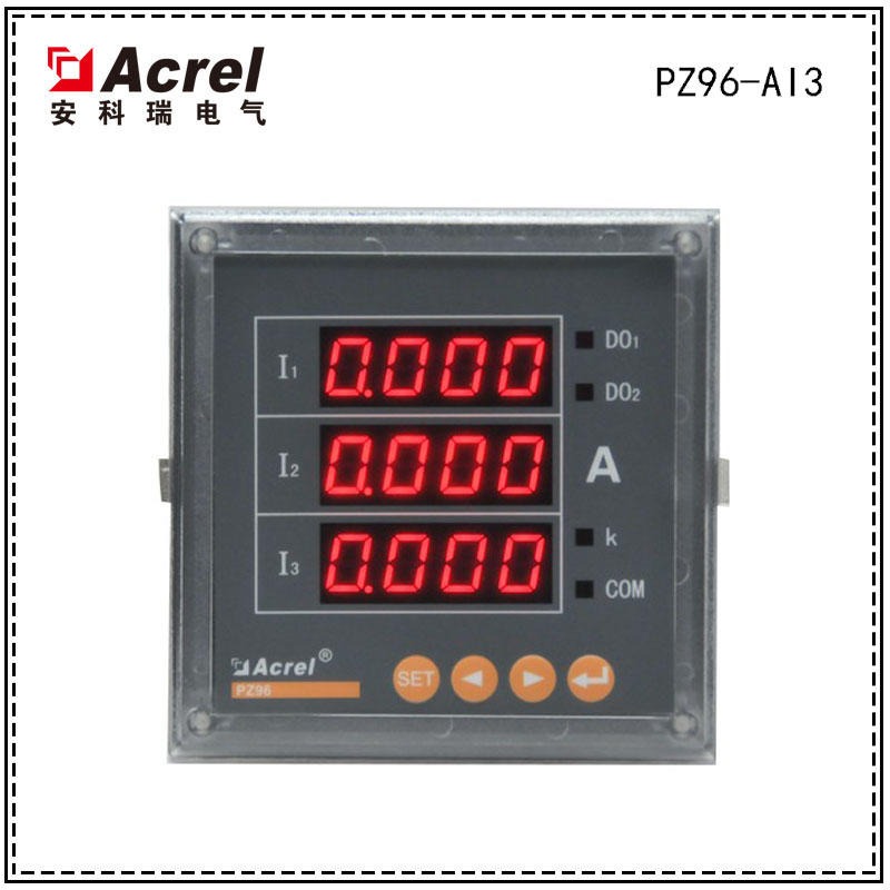 安科瑞PZ96-AI3交流检测仪表,LED显示