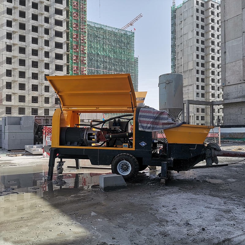 搅拌泵一体机广州40型混凝土泵 小型混凝土泵车  金福