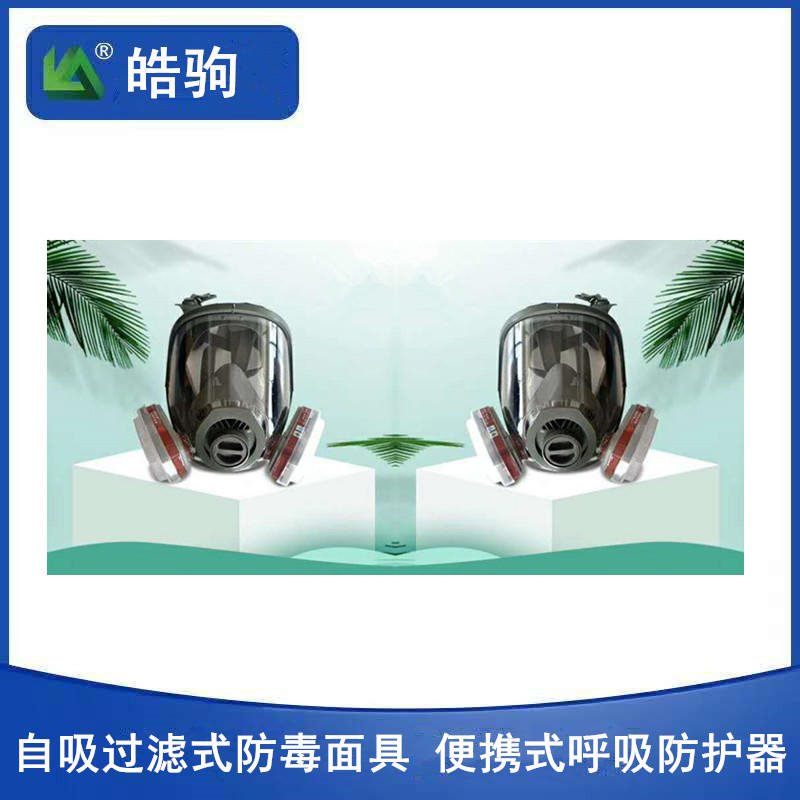 大视野呼吸面罩 防毒面具 防刺激气味面具上海皓驹NAMJ01