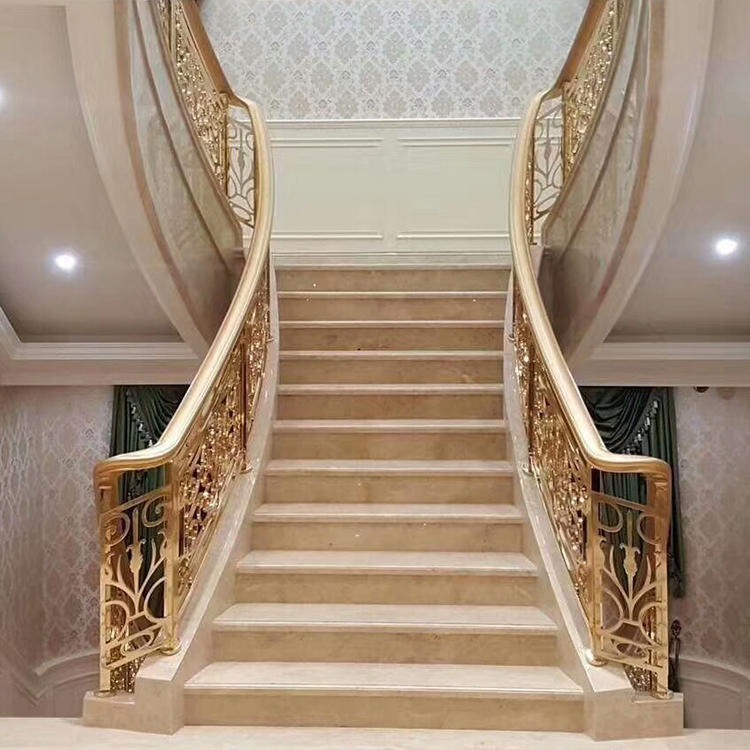 柳州订做别墅铜楼梯产品安装说明