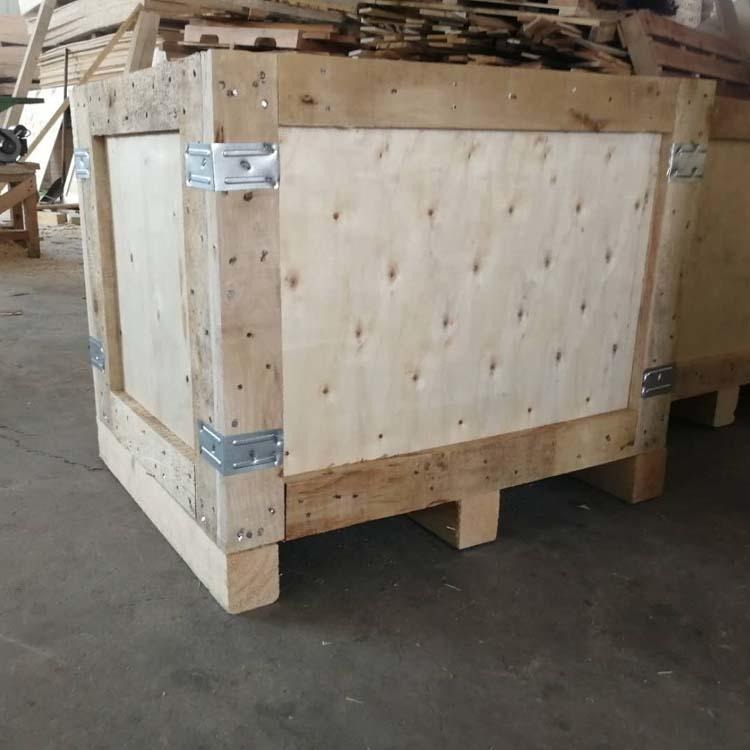 青岛豪盟木箱定做厂家来图定做胶合板免熏蒸出口用木箱
