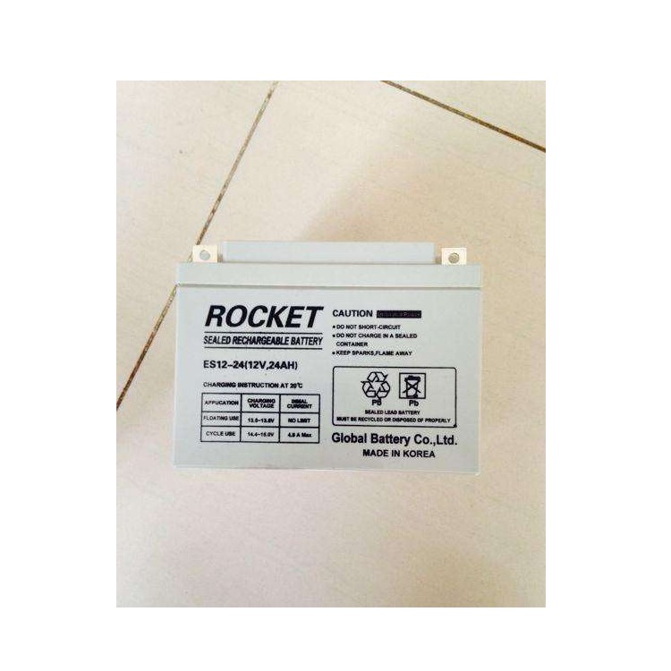 ROCKET韩国火箭蓄电池ES30-12铅酸蓄电池机房UPS专用蓄电池12V30AH原装正品