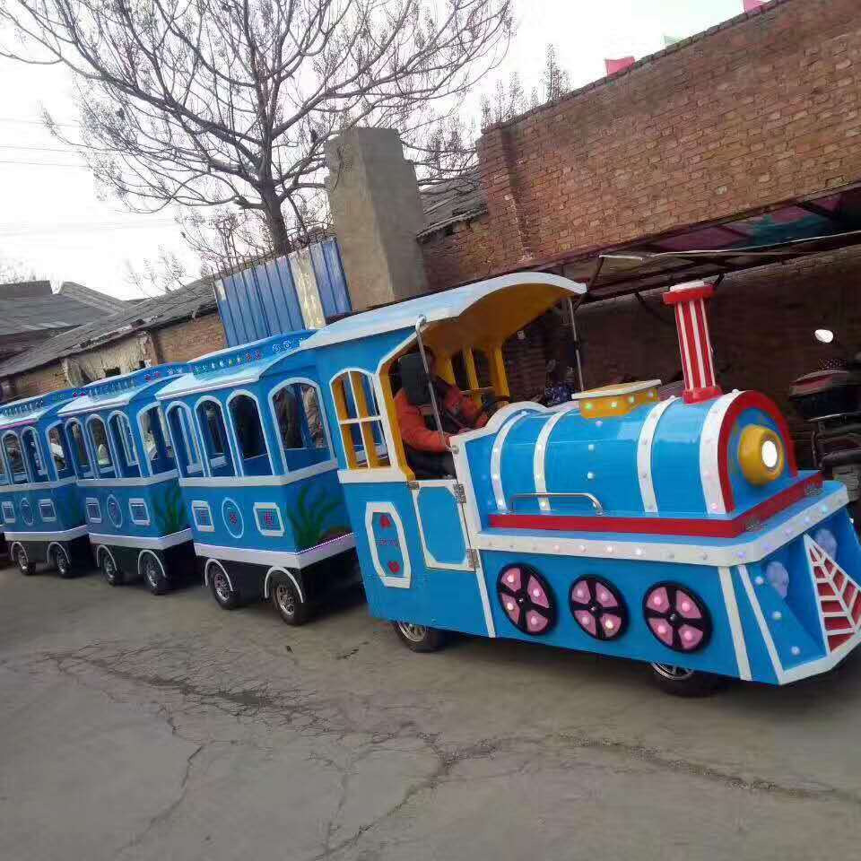 万之利无轨观光小火车 可坐成人儿童游乐场设备景区公园户外广场