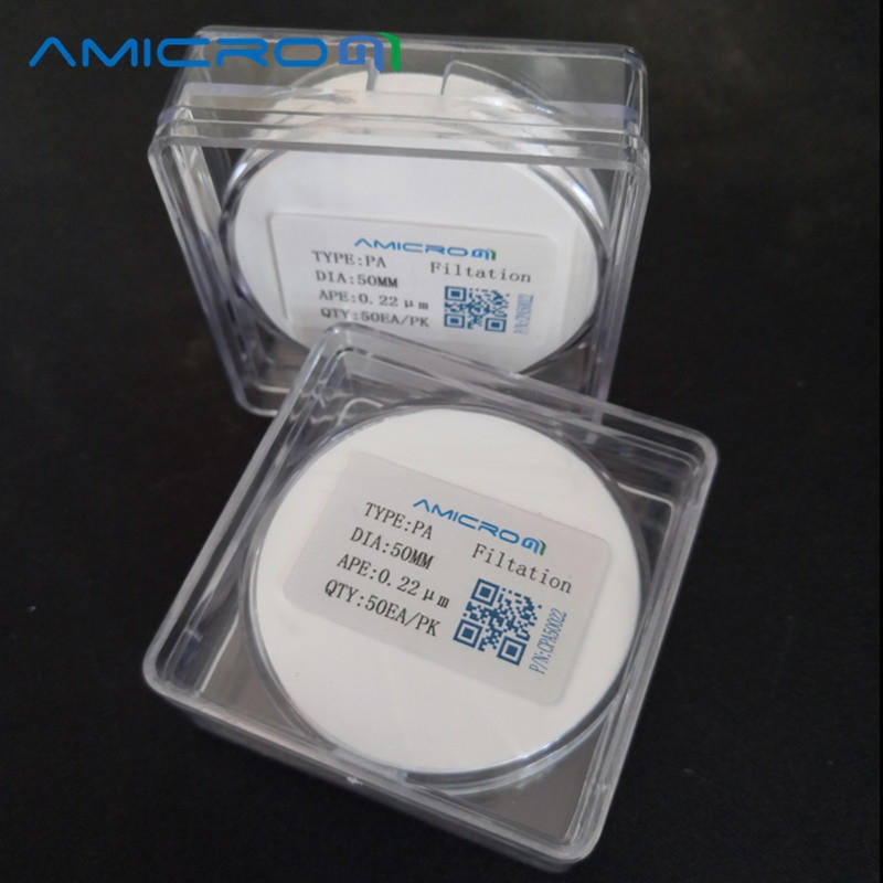 Amicrom过滤水样滤纸大直径滤膜 混合纤维素酯水系微孔滤膜150mm 0.10um 50张/盒CAN150010