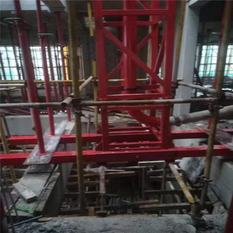 咏宸18米电梯井布料机  手动预留孔布料机 18米内爬式布料机