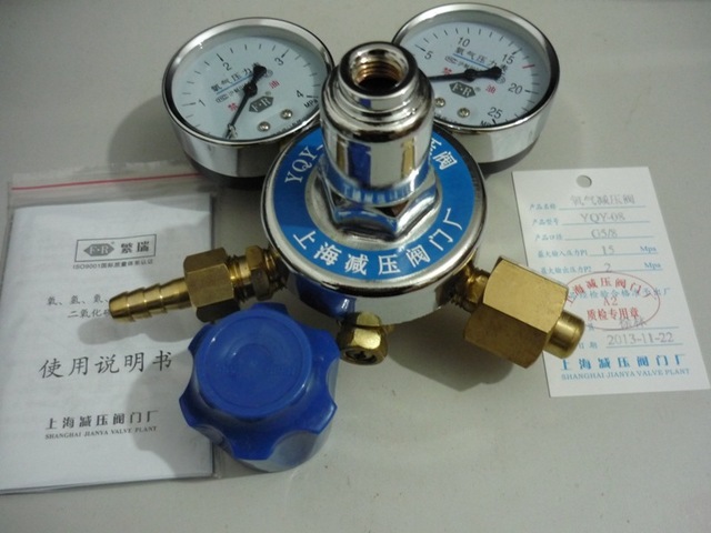 YQY-08氧气减压器 YQY08 氧气钢瓶减压阀 纯铜氧气阀图片