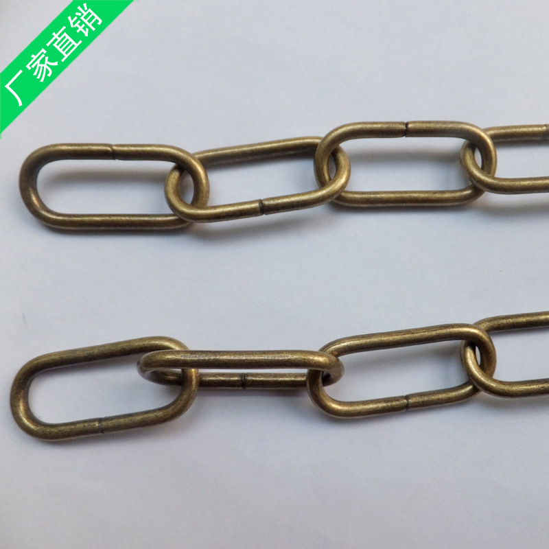 厂家生产供应青古铜扭链 饰品工艺品装饰链条批发长度定做示例图8