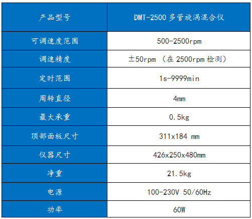 江苏天翎多管旋涡混合器、多试管旋涡混匀仪、旋涡混匀器DMT-2500示例图3