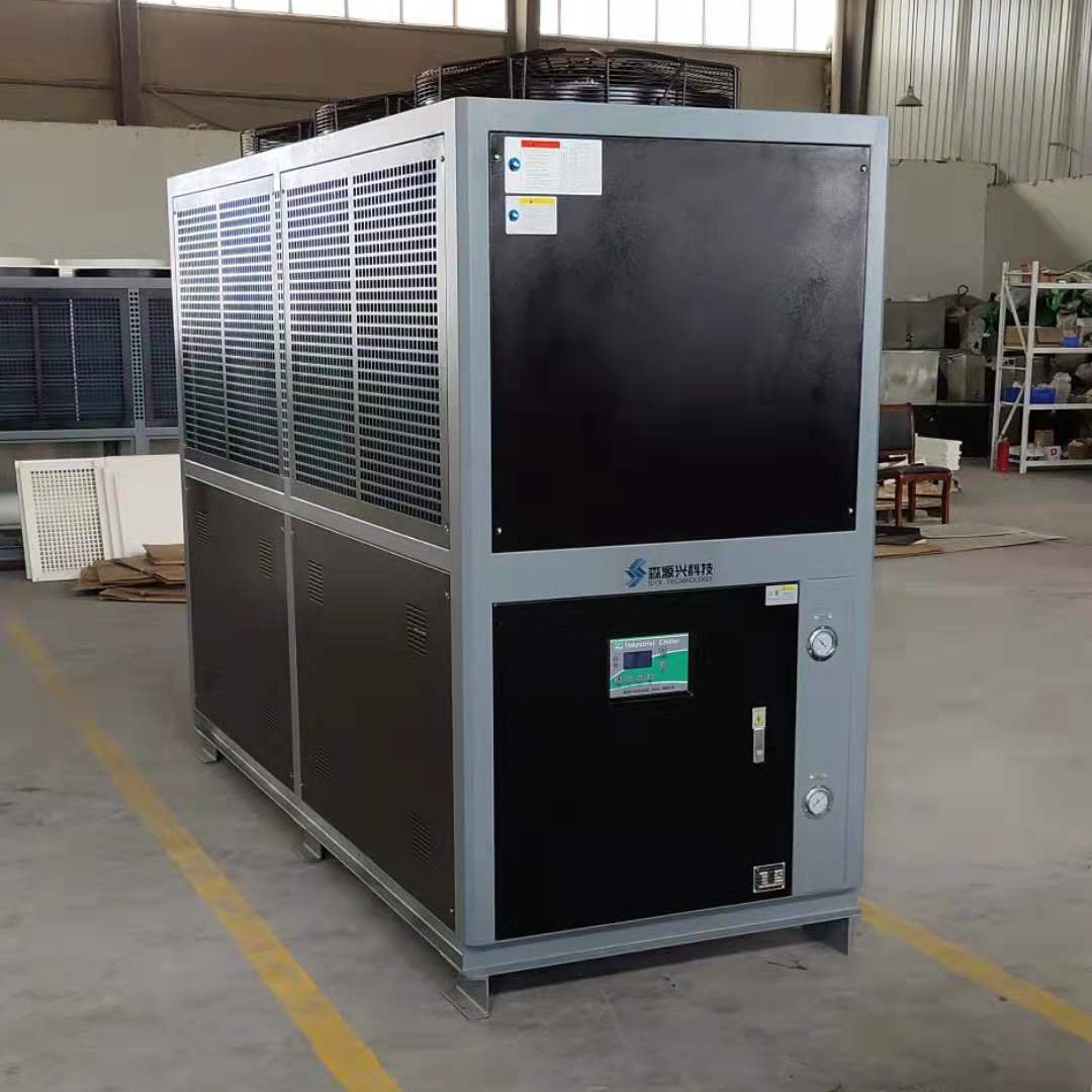 36匹低温冷冻机，定制36匹风冷冷冻机，零下20度冷冻机，Bitzer/比泽尔36匹低温冷冻机SYX-36AT图片