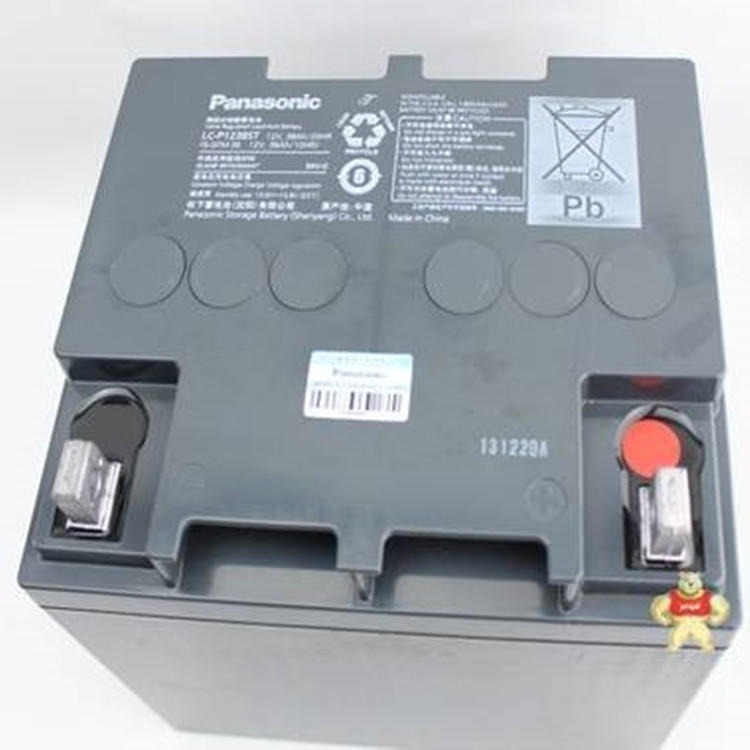 松下蓄电池 松下LC-P1238（12V38AH/20HR) UPS电池 太阳能安防监控直流屏 UPS电池 铅酸免维护蓄图片