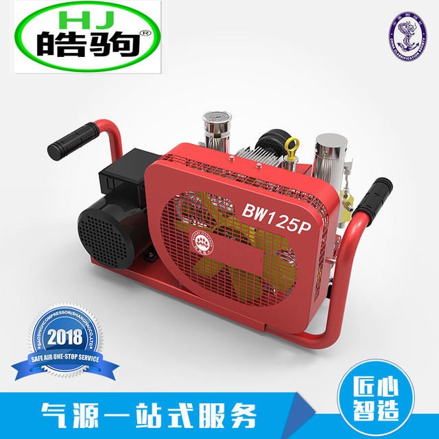 BW125P 上海皓驹 智能型高压充气泵 潜水消防正压式气瓶充气泵 空气呼吸器 气泵打气机