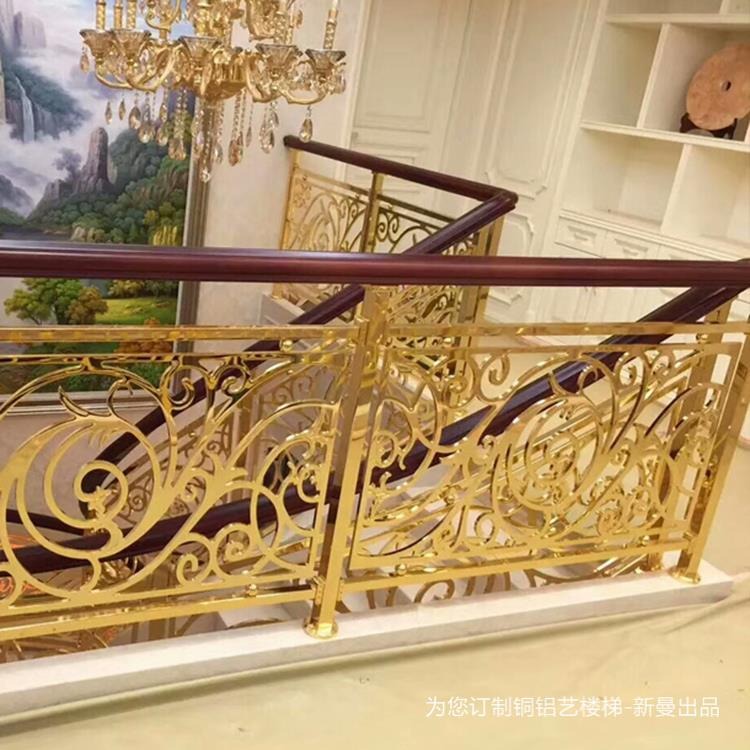 醴陵 K金铜艺楼梯栏杆订做 我家房子变美的秘密图片