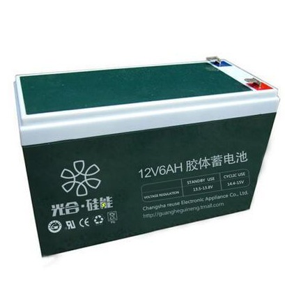 光合硅能蓄电池12V6AH 免维护蓄电池 安防 电梯用电瓶 太阳能照明蓄电池 工厂价格