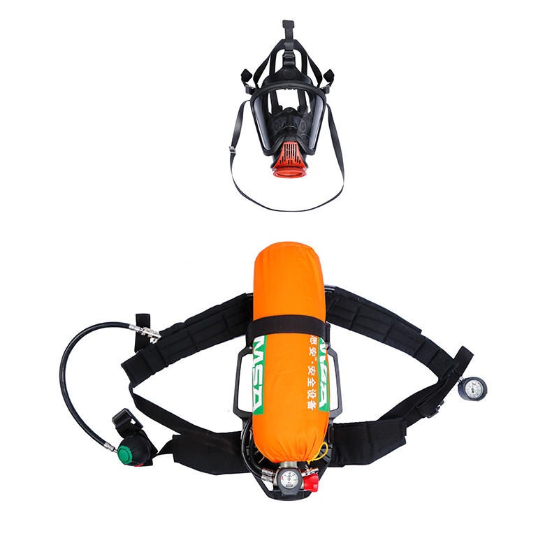梅思安10216387 AX2100 6.8L空气呼吸器AIRGO腰垫肩垫（B款）带表图片