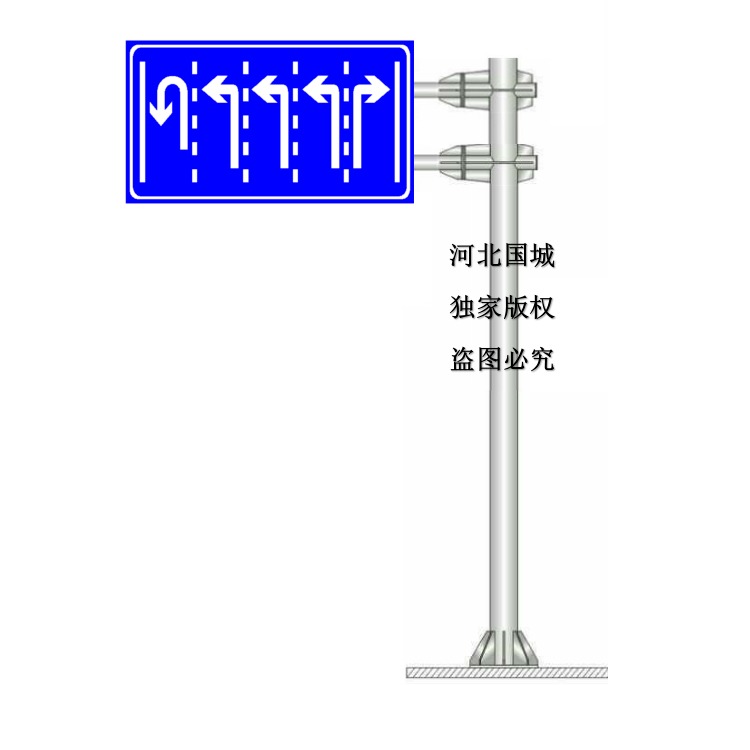 兰溪市273悬臂交通标志杆 道路指路标示牌 专业交通标志杆定制图片