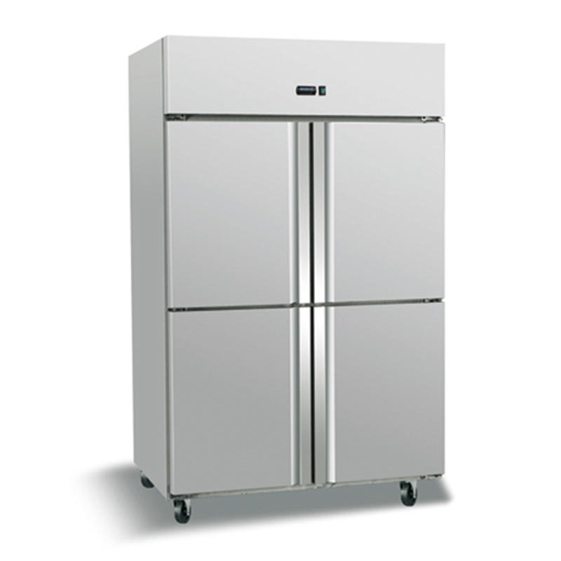 厨房设备 商用立式冰箱 四门风冷冷藏冷冻柜 FL-G/D1.0-U4 大容量存放 家商两用设备 带滑轮双门冰箱