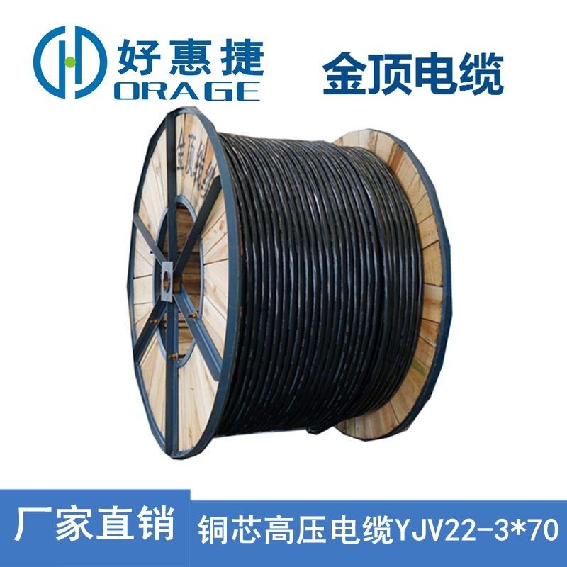 金顶电缆 四川YJV22-370高压电缆 批发优质电缆线 电力电缆