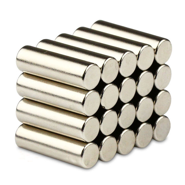 N52超强磁力钕铁硼圆柱吸铁石  1020mm圆柱形强磁棒磁铁 可定制图片