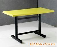 玻璃钢餐桌  学生工厂食堂餐桌  餐桌 玻璃钢10人圆凳连体餐桌椅示例图13