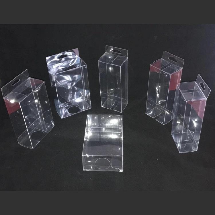 透明折盒，PVC透明方盒、PET透明塑料盒子、礼品包装盒子、印刷塑料盒表面覆膜，加工定制透明盒子实力厂家沧州弘澔达图片