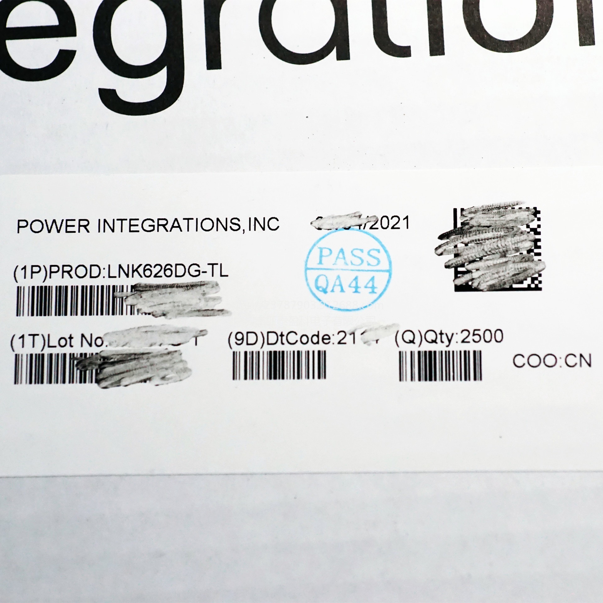 原装正品 贴片LNK626DG-TL SOIC7 AC/DC开关转换器 开关电源芯片 亚泰盈科图片