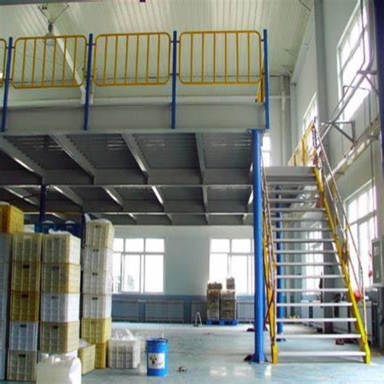 货架生产厂家批发 钢平台货架 森沃仓储货架 二层钢结构平台