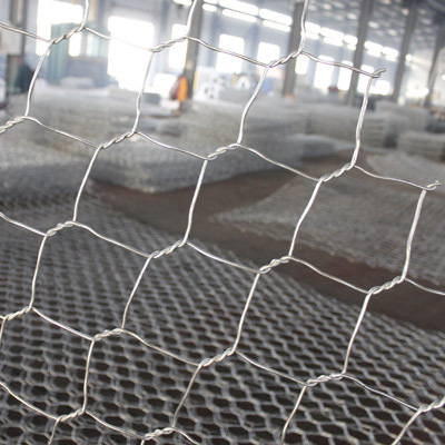 现场施工厂家挡土墙石笼网，边坡安全铅丝防护石笼网示例图2