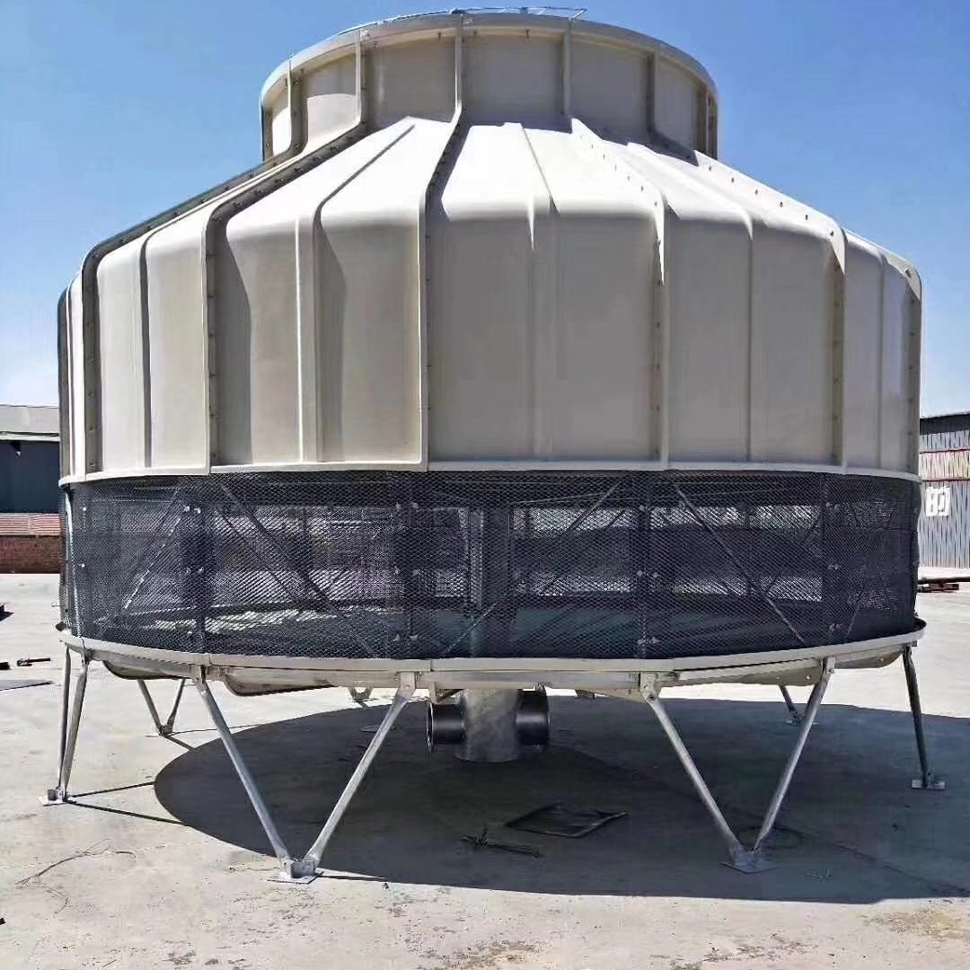 冷却塔厂家直销 圆形玻璃钢逆流式冷却塔 制冰机组专用冷却塔 工业制冷冷却塔图片