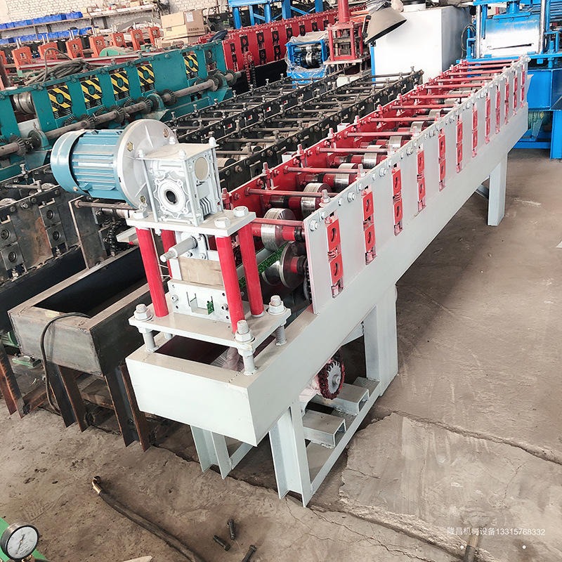 金亚机械专业生产各种规格U型板成型机 彩钢地槽机 50-75-100可调节成型设备