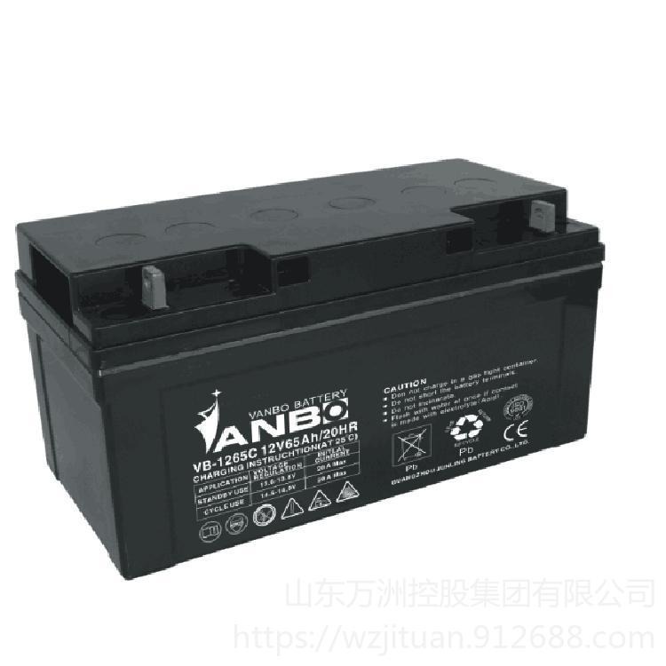 威博蓄电池VB-1265C 12V65AH铅酸免维护蓄电池 UPS电源专用 现货直销