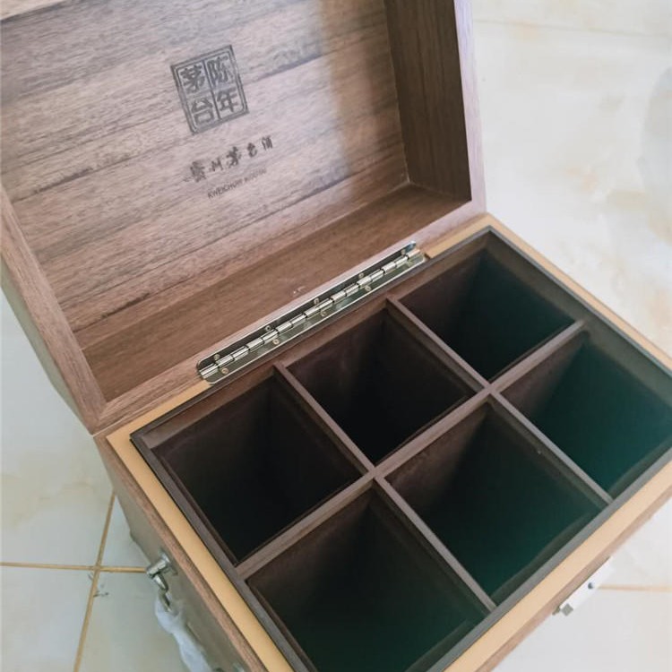 各种规格优质红酒木盒 优质六支装红酒木盒 六支装红酒木盒厂家直销