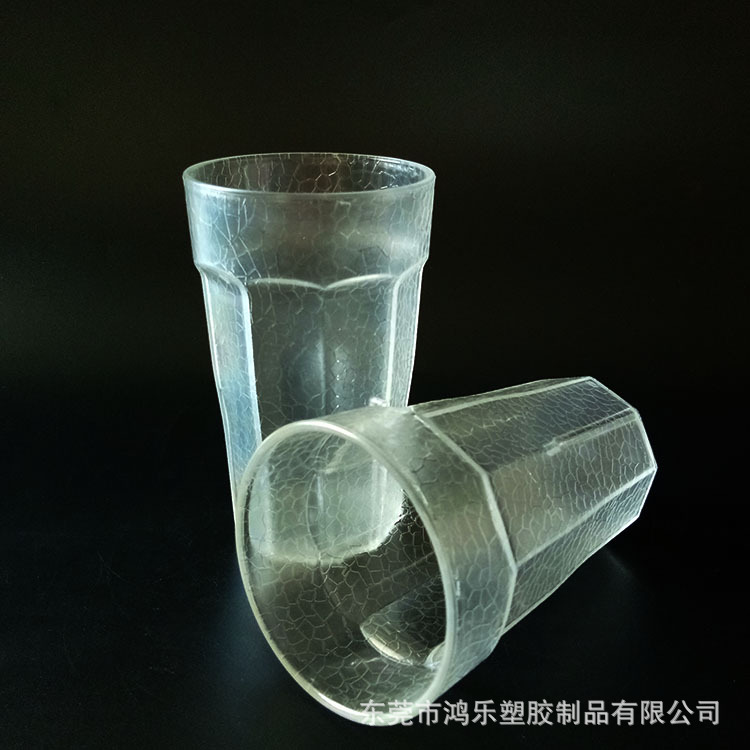 东莞塑料杯300mlAS透明八角塑料杯PS多边棱角杯厂家塑料杯定制示例图15