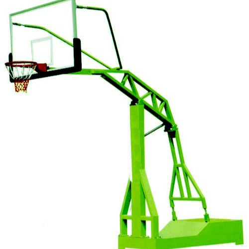 蓝鲸学校单位体育场 天津放液压移动篮球架 仿液压篮球架厂家 可升降篮球架
