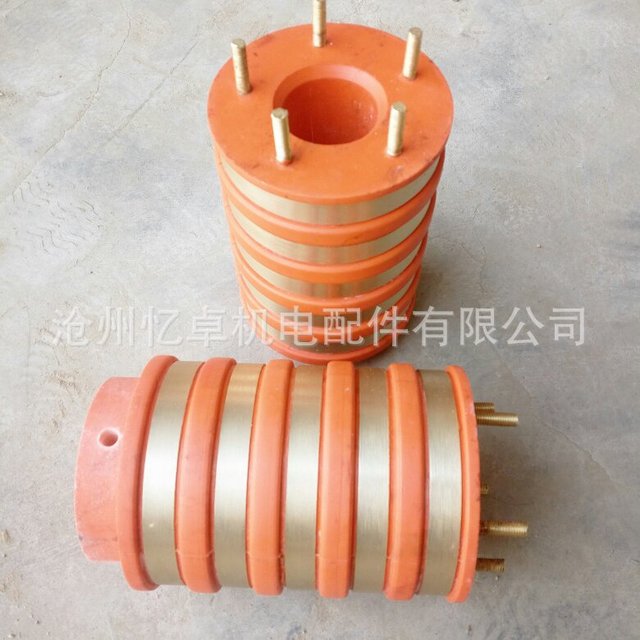 集电环大功率集电环设计、大电流集电环生产导电滑环铜环