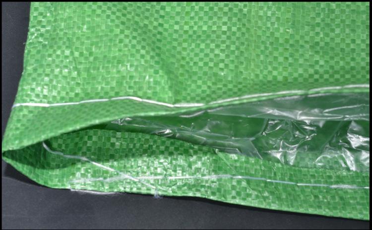 绿色全新带塑料薄膜蛇皮袋35宽加内胆防水小号编织袋特价胶水袋子示例图9