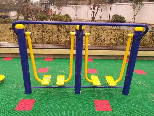 沧州晶康体育 厂家批发零售室外健身器材  双人太空漫步机 小区公园户外健身路径