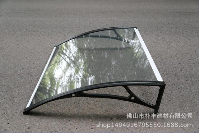 1200mm塑料雨棚雨篷支架 铝合金雨棚支架图片