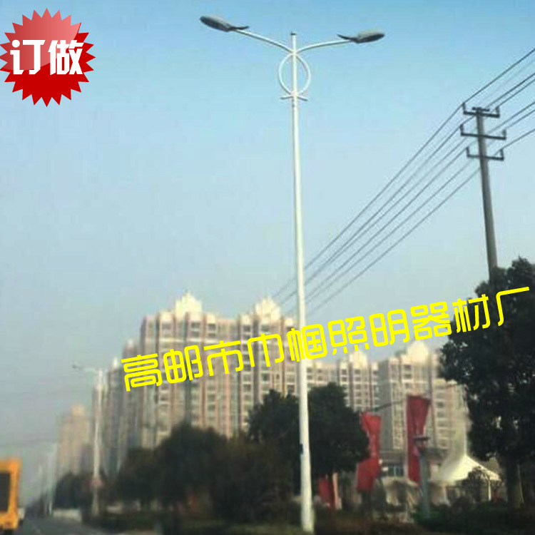 厂家Q235热轧板250W钠灯巾帼220V路灯道路灯价格表10米
