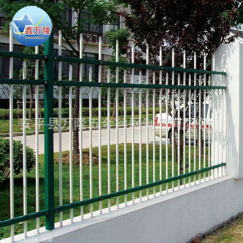小区庭院隔离护栏 围墙锌钢护栏 防护隔离栏杆示例图9