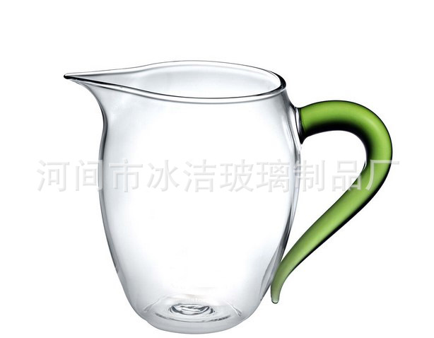 耐热玻璃茶具 加厚大龙胆茶海 茶道450ml 透明耐热玻璃公道杯示例图5