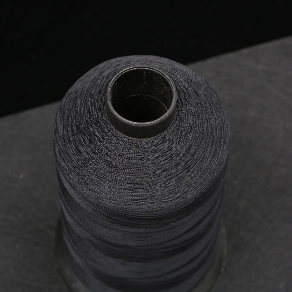厂家直销 高强涤纶黑线210/3 缝纫机线 优质涤纶缝纫线批发 量大示例图3