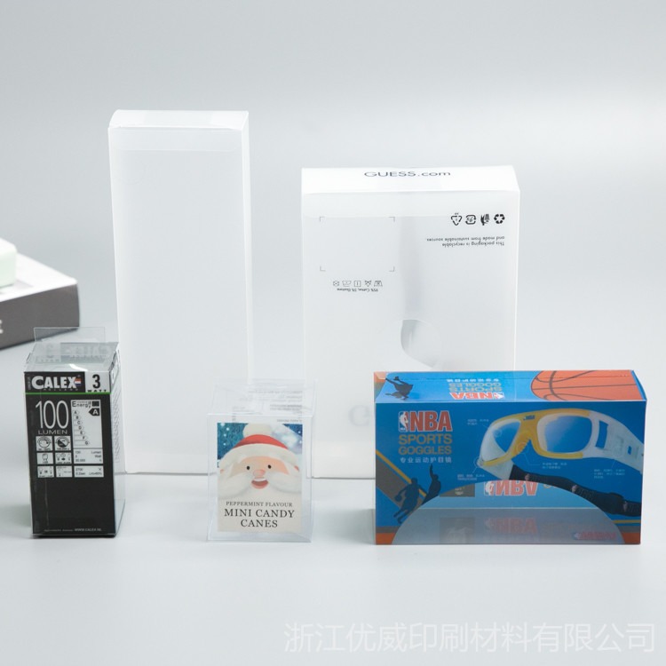 彩印透明pvc包装盒定制 pet磨砂礼品包装pp包装盒 广告茶叶食品斜纹盒