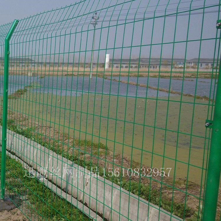 水库防护网   迅鹰包塑围栏网  护栏网焊点牢固  宜春铁丝网价格