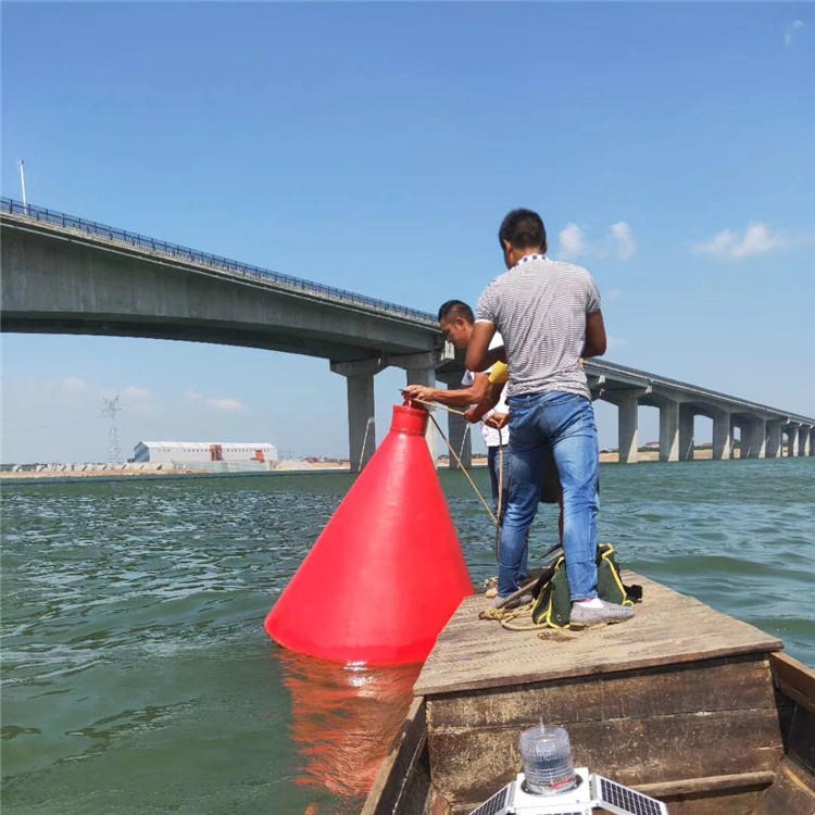 长江江阴段水上施工警示航标  水面障碍物警示浮标