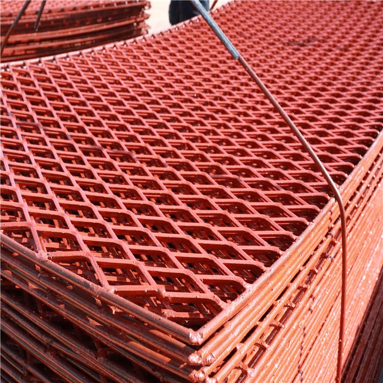 铭久钢笆片厂家直销外架钢板网 架子网 菱形包边钢笆片 80公分x1米现货供应